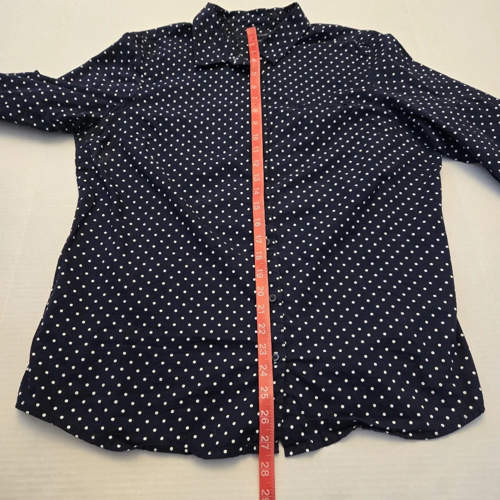 Tommy Hilfiger Relaxed Fit Mem's Polka Dot button-down shirt size XL - Picture 8 of 9